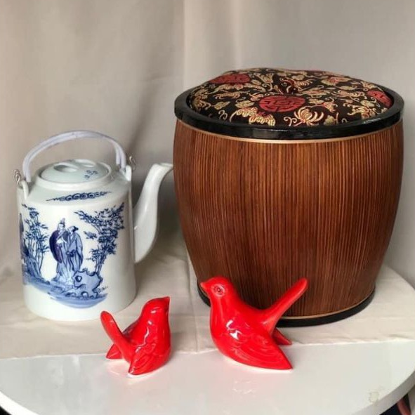 Handcrafted Warm Infusion Basket 1.5L Bat Trang Green Tea And Free Pot Ceramic