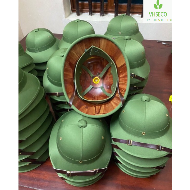 VIETCONG VC PITH HELMET HAT GREEN Quality and Handmade Army Surplus NVA