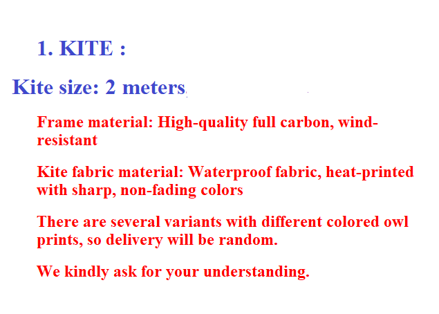 Combo Kite and Flute Kite: 5-Chamber Kite Flute and Kite’s Carbon Frame ranging 2m - Vietnamese Folk Handicraft